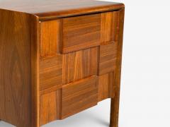 Edmond Spence Edmond J Spence Sculptural Nightstands Walnut Sweden 1950s - 4598579