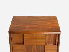 Edmond Spence Edmond J Spence Sculptural Nightstands Walnut Sweden 1950s - 4598581