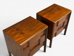 Edmond Spence Edmond J Spence Sculptural Nightstands Walnut Sweden 1950s - 4701063
