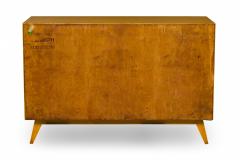 Edmond Spence Edmond J Spence Swedish Mid Century Burled Birch 4 Drawer Wavefront Chest - 4272843