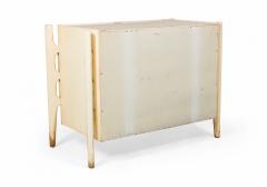 Edmond Spence Edmond Spence American Mid Century Exoskeleton Beige Painted Four Drawer Chest - 2792855