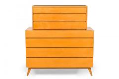 Edmond Spence Edmond Spence Mid Century American 2 Cabinet High Wooden Drawer Chest - 4272544
