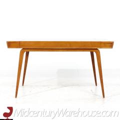 Edmond Spence Edmond Spence Mid Century Birch Expanding Dining Table with 2 Leaves - 3684266