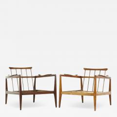 Edmond Spence Edmond Spence Mid Century Lounge Chairs Pair - 3742821