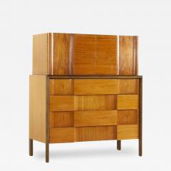 Edmond Spence Edmond Spence Mid Century Swedish Walnut Highboy Dresser - 3688949