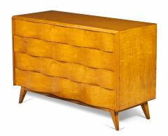 Edmond Spence Edmond Spence Swedish Mid Century Wave Front Birchwood Veneer Chest of Drawers - 2792947