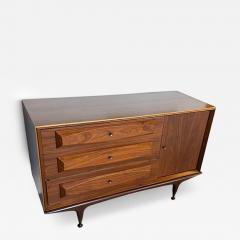Edmond Spence Fine Pair of Swedish Modern Rosewood and Brass Chests Sir Edmund Spence 1950s - 4710138