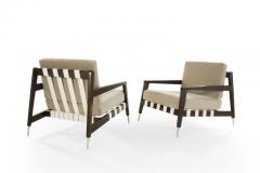Edmond Spence Rare Edmond Spence Strapped Lounge Chairs - 1118890