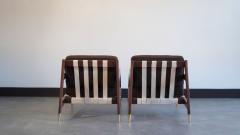 Edmond Spence Walnut Lounge Chairs by Edmond J Spence C 1950s - 3994710