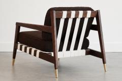 Edmond Spence Walnut Lounge Chairs by Edmond J Spence C 1950s - 4794204