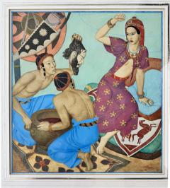 Edmund Dulac Fighting Women American Weekly Cover Art Queen Thomysis Beheading - 4591279