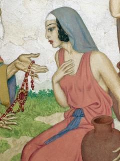 Edmund Dulac Wisdom is Better than Rubies The Book of Proverbs Original art for sale - 4705002