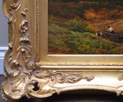 Edmund Morison Wimperis A West Sussex Post Mill 19th Century Landscape Oil Painting - 2025413