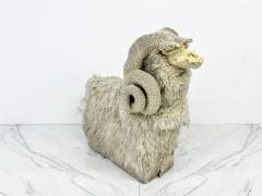Edna Cataldo Bighorn Sheep Sculpture Bench by Edna Cataldo Manner of Fran ois Xavier Lalanne - 3497098