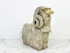 Edna Cataldo Bighorn Sheep Sculpture Bench by Edna Cataldo Manner of Fran ois Xavier Lalanne - 3497103