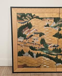 Edo Period Japanese Two Panel Screen before 1840 - 4328821