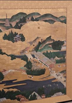 Edo Period Japanese Two Panel Screen before 1840 - 4328824