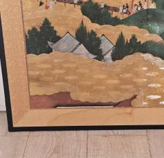 Edo Period Japanese Two Panel Screen before 1840 - 4328825