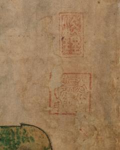 Edo period Japanese Screen Spotted Deer and Autumn Flowers - 4533078