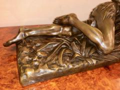 Edouard Drouot Edouard Drouot Original Bronze American Indian Hunting - 1386970