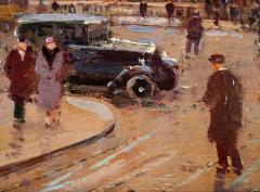 Edouard Leon Cortes Notre Dame View from The Quays - 4388735