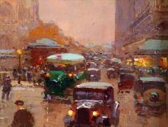 Edouard Leon Cortes Notre Dame View from The Quays - 4388737