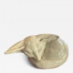 Edouard Marcel Sandoz 1930s porcelain night lamp showing a fennec attributed to Edouard Marcel Sandoz - 4289036
