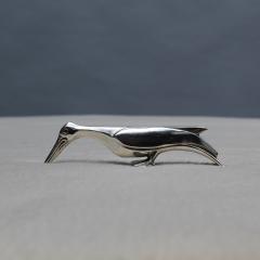 Edouard Marcel Sandoz Set of 12 Fine French Art Deco Silver Plated Gallia Knife Rests by Christofle - 4288654