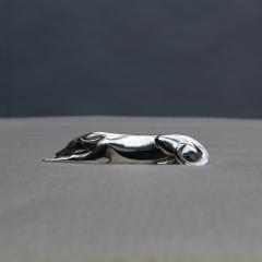 Edouard Marcel Sandoz Set of 12 Fine French Art Deco Silver Plated Gallia Knife Rests by Christofle - 4288657