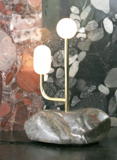 Edouard Sankowski Krzywda ML 90 Marble Lamp by Edouard Sankowski for Kryzwda - 3126496