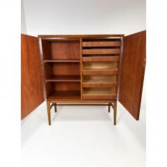 Edouard Travies 1950s Swedish Cabinet With Bird Illustrations by douard Travi s - 4614914