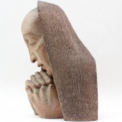 Edris Eckhardt Ceramic Sculpture Praying Woman by Edris Eckhardt - 469346