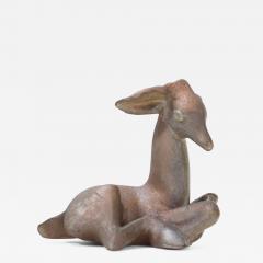 Edris Eckhardt Ceramic sculpture Deer 1960s USA - 719594