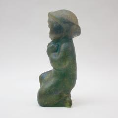 Edris Eckhardt Pate de Verre Glass Sculpture Praying Child by Edris Eckhardt - 469337