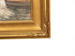 Eduard Richard Oil On Board Concarneau By Eduard Richard - 4330304