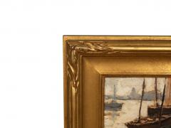 Eduard Richard Oil On Board Concarneau By Eduard Richard - 4330317
