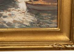 Eduard Richard Oil On Board Concarneau By Eduard Richard - 4330321