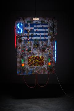 Eduard Van Giel The German Bouzoukys Mixed Media Light Sculpture by Eduard Van Giel 2021 - 4488999