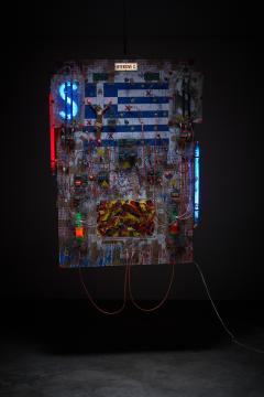 Eduard Van Giel The German Bouzoukys Mixed Media Light Sculpture by Eduard Van Giel 2021 - 4489001