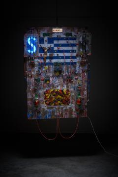 Eduard Van Giel The German Bouzoukys Mixed Media Light Sculpture by Eduard Van Giel 2021 - 4489002