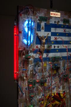 Eduard Van Giel The German Bouzoukys Mixed Media Light Sculpture by Eduard Van Giel 2021 - 4489008