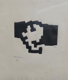 Eduardo Chillida Framed Abstract Etching by Eduardo Chillida 26 50 - 754212