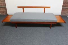 Edvard Kindt Larsen Norwegian Modern Teak Settee Daybed Edvard Kindt Larsen for Gustav Bahus - 2217269