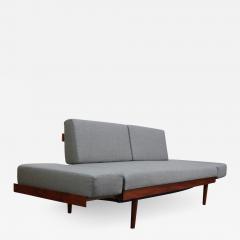 Edvard Kindt Larsen Norwegian Modern Teak Settee Daybed Edvard Kindt Larsen for Gustav Bahus - 2221958