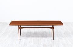 Edvard Kindt Larsen Tove Edvard Kindt Larsen Teak Coffee Table for France Son - 3348540