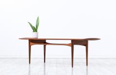 Edvard Kindt Larsen Tove Edvard Kindt Larsen Teak Coffee Table for France Son - 3348541