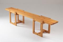 Edvin Helseth Scandinavian Bench in Pine Model Trybo by Edvin Helseth 1960s - 1175799