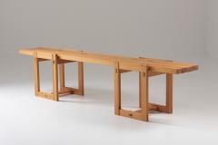 Edvin Helseth Scandinavian Bench in Pine Model Trybo by Edvin Helseth 1960s - 1175806