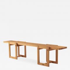 Edvin Helseth Scandinavian Bench in Pine Model Trybo by Edvin Helseth 1960s - 1176484