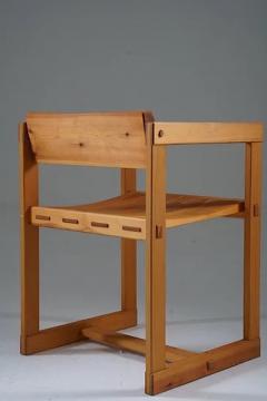 Edvin Helseth Scandinavian Dining Chairs in Pine Model Trybo by Edvin Helseth 1960s - 2575811